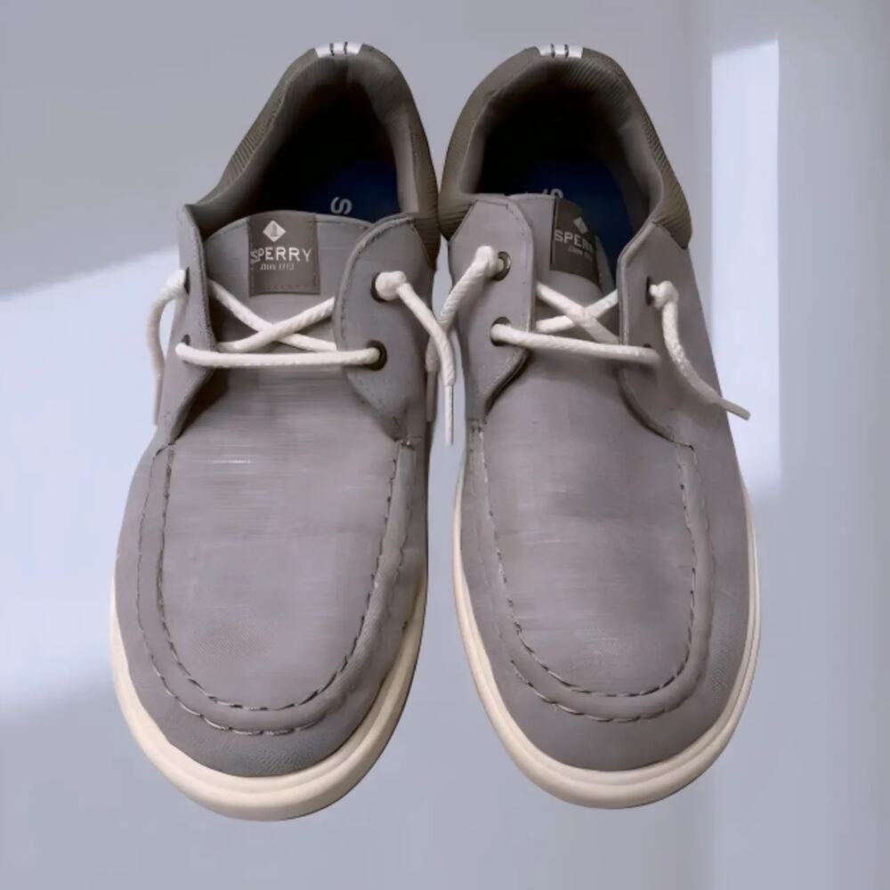Sperry Casual Lace-Up Shoes – Khaki/Gray (Men’s US 9.5)